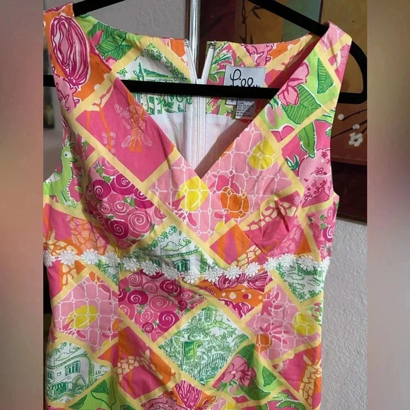 Lilly Pulitzer beautiful dress size 8 - Picture 6 of 11